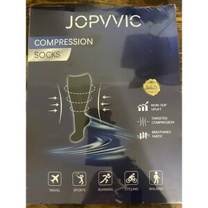 JOPYVIC Compression Socks Size Calf‎ Travel Sports Running Cycling Walking